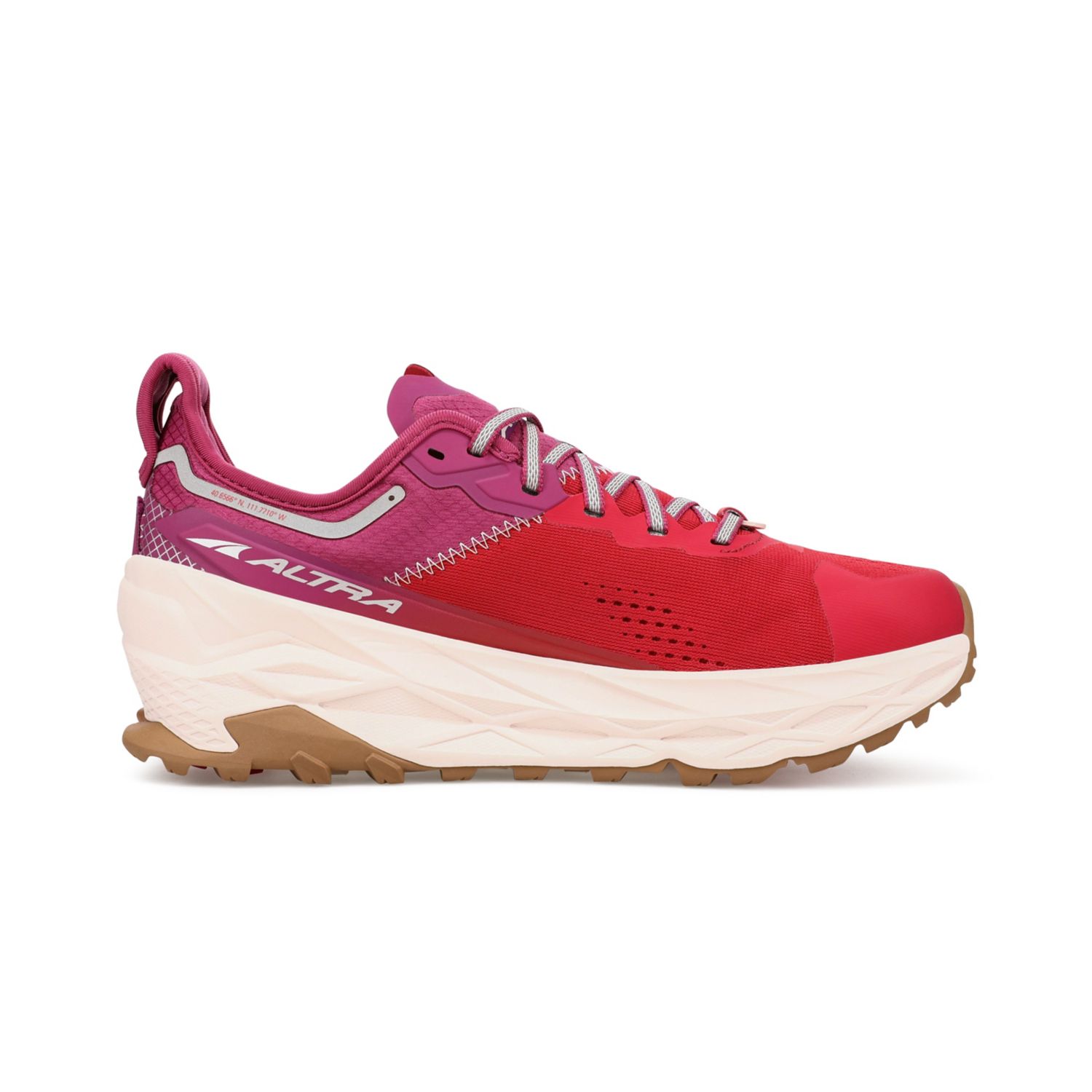 Altra Olympus 5 Women's Trail Running Shoes Red / Purple | South Africa-32907469